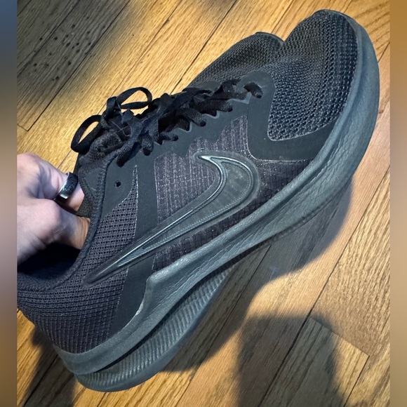 Nike Shoes - Nike Black Athletic Sneakers with Swoosh